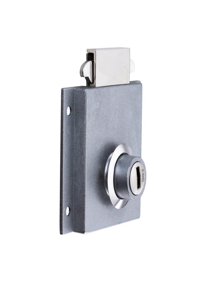 Kunal خزانة كونال المنزلقة متعددة الاستخدامات | خزانة | قفل خزانة ملابس، تشطيب ساتان، مادة الزنك، مقاس 25 مم، مع مفتاحين نحاسيين مموجين - Image 5